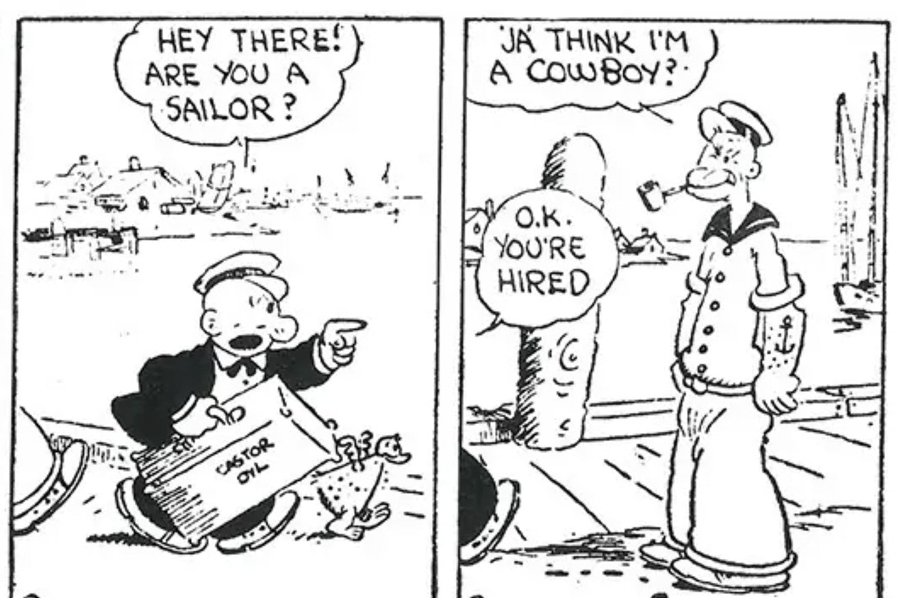 Popeye og Tintin: Eventyr i det offentlige rum