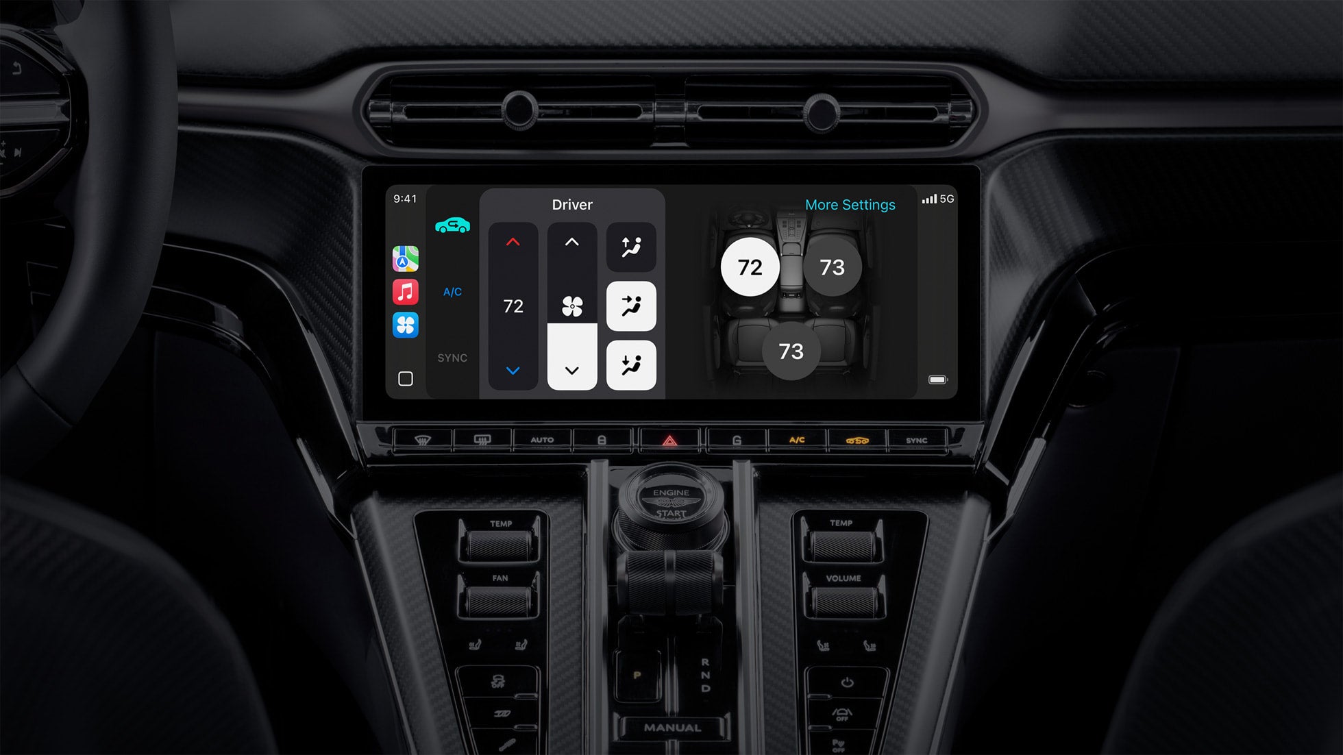 Apple afslører bilbrands klar til nye CarPlay Ultra