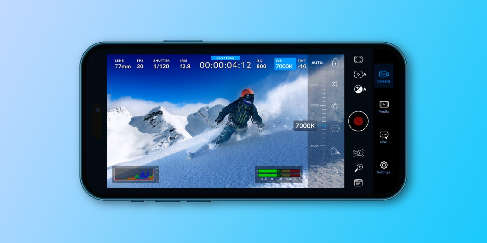 Blackmagic Kamera til iPhone fungerer nu med Kamera Kontrol