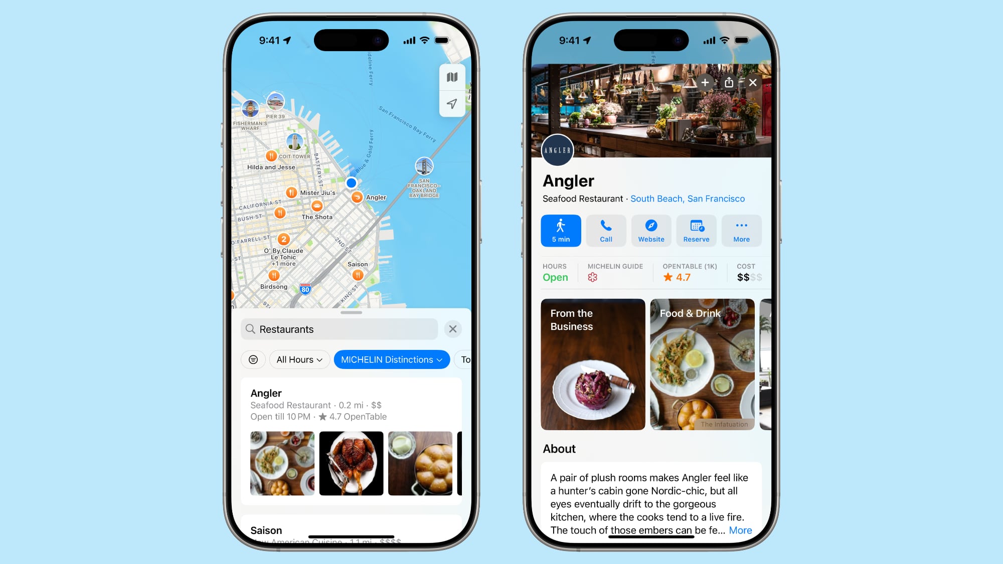 Apple Maps nu med ekspertindsigter fra Michelin Guiden