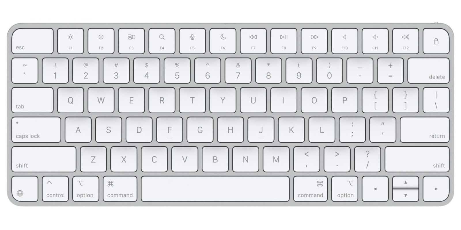 Ny Magic Keyboard med USB-C fås i tre separate modeller