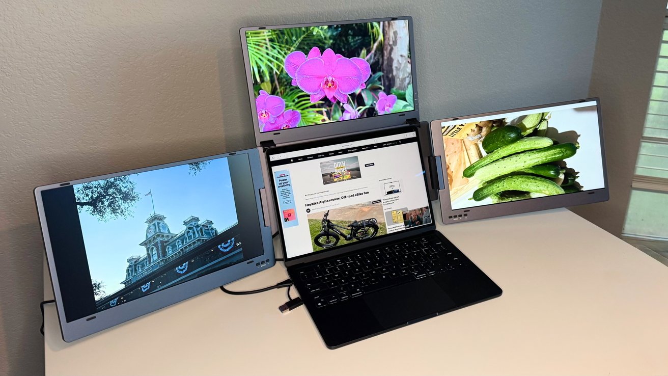 Aura Triple Boost 14 Pro: Ultimativ skærmudvidelse til Mac-brugere