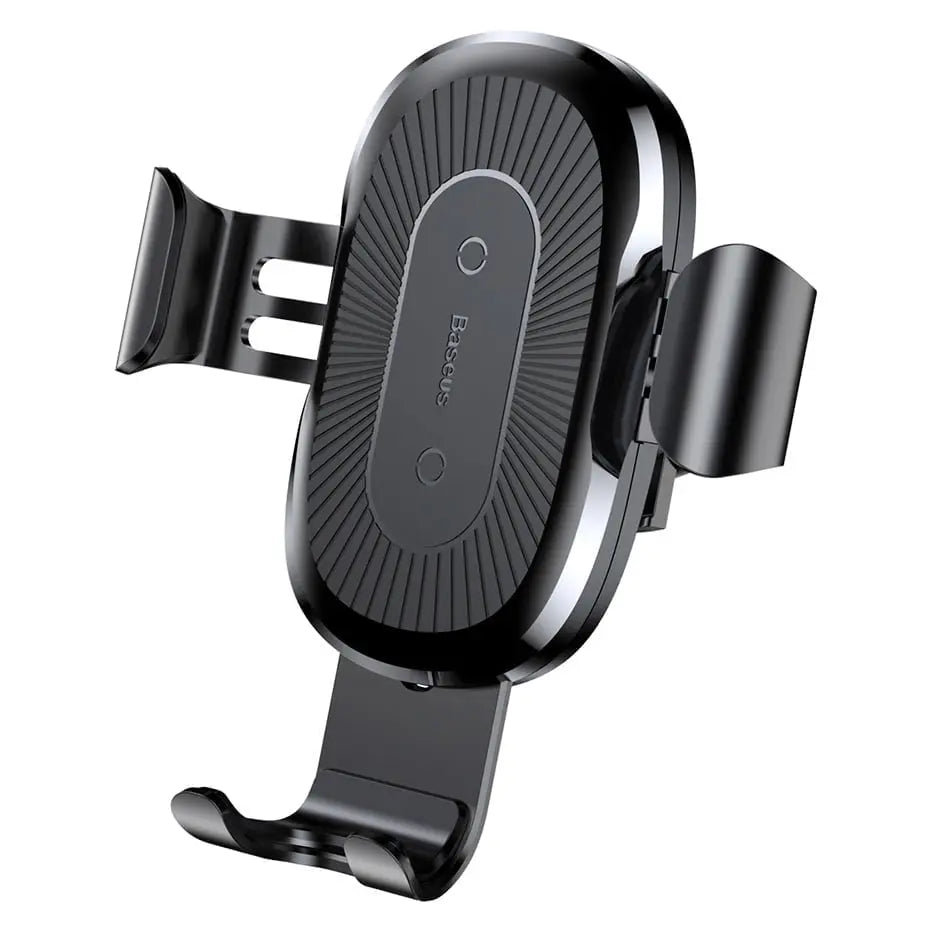 Baseus Wireless Charger Gravity Car Mount Phone Bracket Air Vent Holder + Qi Charger black  (WXYL-01) Baseus