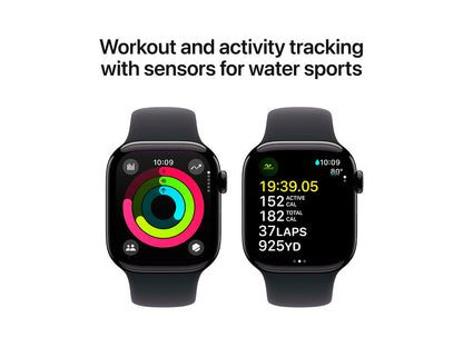 Apple Watch Series 10 (GPS) 42 mm Sort Smart ur Apple