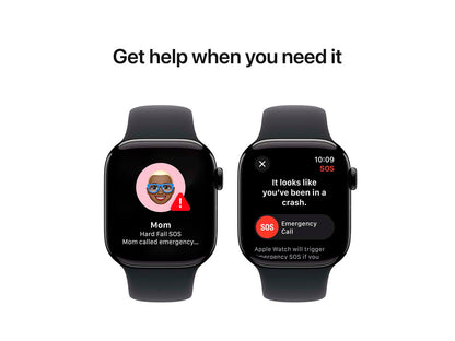 Apple Watch Series 10 (GPS) 42 mm Sort Smart ur Apple