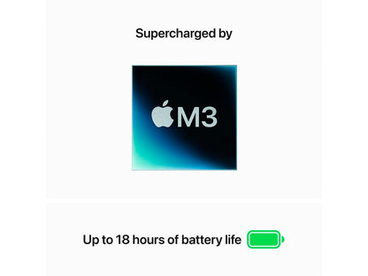 MacBook Air 2024 13" M3 8CPU, 10GPU, 16GB, 512GB Space Grey Apple