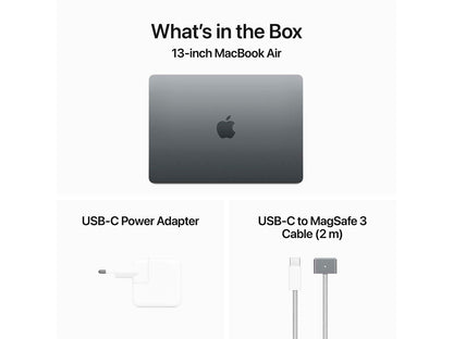 MacBook Air 2024 13" M3 8CPU, 10GPU, 16GB, 512GB Space Grey Apple