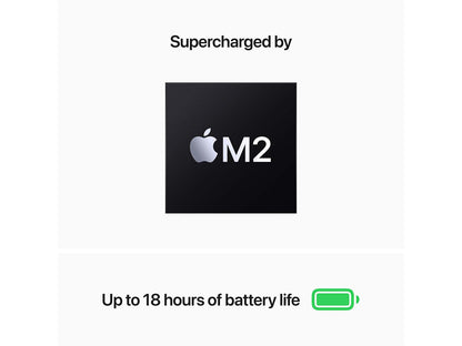 MacBook Air 2022 13" M2 8CPU, 8GPU, 16GB RAM, 256GB Midnight Apple