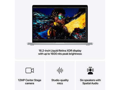 Apple MacBook Pro 16.2 24GB 512GB Apple M4 Pro 20-core Sølv Apple